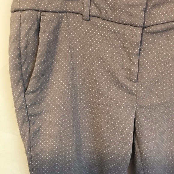 Adrienne Vittadini Grey Polka Dot Pants - Picture 3 of 5